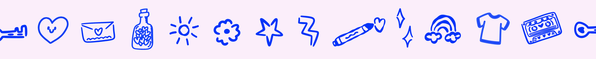 Bannière d'image avec des illustrations créées pour les site Koeur Indigo.